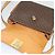 Céline Borsa a spalla in tela Macadam CELINE in pelle PVC marrone oro Auth 126661 D'oro - vista 15