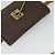 Céline Borsa a spalla in tela Macadam CELINE in pelle PVC marrone oro Auth 126661 D'oro - vista 6