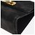 Borsa a Spalla Gancini in Pelle Scamosciata Nera e Oro Salvatore Ferragamo Auth bs26286 Nero D'oro - vista 10