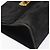 Borsa a Spalla Gancini in Pelle Scamosciata Nera e Oro Salvatore Ferragamo Auth bs26286 Nero D'oro - vista 11