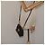 Borsa a Spalla Gancini in Pelle Scamosciata Nera e Oro Salvatore Ferragamo Auth bs26286 Nero D'oro - vista 21