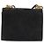 Borsa a Spalla Gancini in Pelle Scamosciata Nera e Oro Salvatore Ferragamo Auth bs26286 Nero D'oro - vista 3