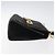 Borsa a Spalla Gancini in Pelle Scamosciata Nera e Oro Salvatore Ferragamo Auth bs26286 Nero D'oro - vista 4