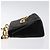 Borsa a Spalla Gancini in Pelle Scamosciata Nera e Oro Salvatore Ferragamo Auth bs26286 Nero D'oro - vista 5