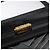 CHANEL V Stitch COCO Marchio Borsa a Spalla Pelle Lucida Nera Oro CC Auth 126704 Nero D'oro - vista 14