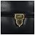 Céline Borsa a Spalla CELINE in Pelle Blu Navy Oro Auth 126159 D'oro - vista 14