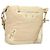 BALENCIAGA Borsa a Spalla The Day Canvas Beige Argento 141175 Auth bs26003
