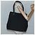 Borsa Tote Gancini in tela nera e argento di Salvatore Ferragamo Auth BA3107 Nero - vista 19