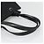 Borsa Tote Gancini in tela nera e argento di Salvatore Ferragamo Auth BA3107 Nero - vista 7