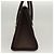 Borsa a mano in pelle Burberry argento marrone Auth BA3148 - vista 5