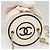 CHANEL Borsa a Spalla Matelassé in Pelle Bianca Oro CC Auth 126060 Bianco D'oro - vista 6