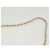 CHANEL Borsa a Spalla Matelassé in Pelle Bianca Oro CC Auth 126060 Bianco D'oro - vista 8