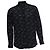 Saint Laurent, camicia di seta nera con stampa floreale 2018 Nero