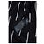 Saint Laurent, camicia nera con righe diagonali Nero - vista 7