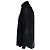 Saint Laurent, camicia nera con colpi di lurex a mezzaluna Nero - vista 4