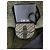 Borsa a tracolla Dior Gallop grande modello blu navy tela - vista 2