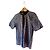 Autre Marque Huffer Camicia a Maniche Corte in Cotone Liberty Blu