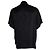 Saint Laurent, Camicia in satin a maniche corte a zig zag Nero - vista 3