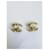 Pendientes Chanel CC 2015 Dorado  - vista 2