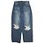 Autre Marque Muchas Gracias DESTROY DENIM Pantalones de Denim de Algodón Edición Limitada Azul