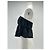 Top bustier de lino negro Reformation - vista 4