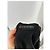 T-shirt crop nera a maniche lunghe David Koma Nero - vista 5