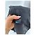 T-shirt crop nera a maniche lunghe David Koma Nero - vista 7