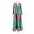 Abito maxi stampato multicolore Yvonne S in cotone