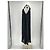 Autre Marque TEK TEK Schwarzes langes Kleid mit Leinen-Effekt-Trägern - Ansicht 4
