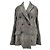 Blazer de lana estampado Pierre Louis Mascia Gris