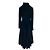 Alaïa Samtkleid in Grün mit langen Ärmeln - Ansicht 2