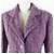 Giacca in tweed Chanel viola 36 donne Porpora - vista 2
