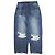 Autre Marque Muchas Gracias DESTROY DENIM Pantalones de Denim de Algodón Edición Limitada Azul