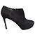 Stivaletti Yves Saint Laurent Palais Booties in camoscio nero