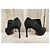 Stivaletti Yves Saint Laurent Palais Booties in camoscio nero - vista 5