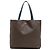 Hermès Marrone Veau Sikkim e Clemence Double Sens 36 Marrone scuro
