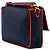 Fendi Blu Grande Borsa Baguette in Denim - vista 2