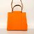 Hermès Hermes Orange Tote Bag Cabag PM - Ansicht 8