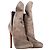 Botines Alaïa de ante gris - vista 4