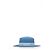 Cappello Fedora Saint Laurent in lana azzurra - view 6