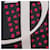 Écharpe en soie avec logo Yves Saint Laurent Noir  - vue 4
