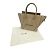 Céline Celine Luggage Micro Shopper Lederhandtasche Grau - Ansicht 16