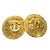 Brincos de clipe banhados a ouro Chanel Dourado