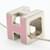 Hermès Collier en métal Ash de la cage Hermes Argenté Rose  - vue 3