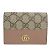 Portafoglio bi-fold Gucci in rosa polveroso e beige - vista 11