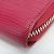 Cartera larga Louis Vuitton en cuero Epi Burdeos Fucsia - vista 4