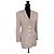 Chaqueta a cuadros marrón beige vintage Genny de los años 1990 Castaño