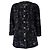 Chanel Tweed Jacke Schwarz