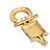 Autre Marque Pendente brooch in bronzo artista Line Vautrin 1955 D'oro - vista 3