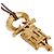 Autre Marque Pendente brooch in bronzo artista Line Vautrin 1955 D'oro - vista 6
